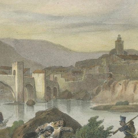 Battle of Besalú: French Troops in Action During the Napoleonic Wars, 1808, close-up 4