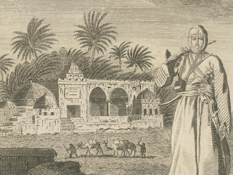 Mamluk Elegance: Military and Ceremonial Attire in Egypt, 1801, close-up 3