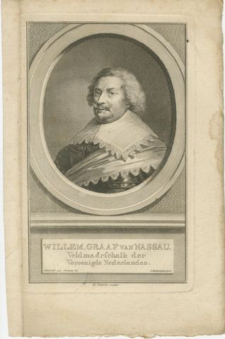 Dutch Military Commanders, Brunswick, Van Reede, and Van Nassau Portraits, 1755, view 4