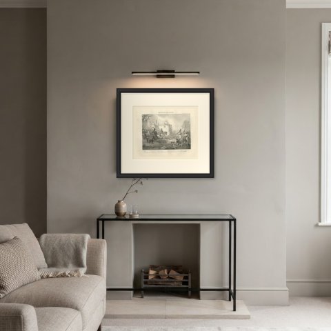 Revolt of Cairo, Bonaparte Ends the Uprising, Antique Madou Lithograph, 1827, shown framed in a room