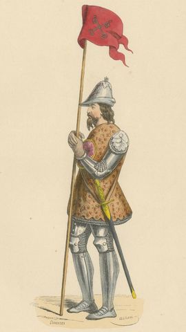 Standard-Bearer of Venice: Military Splendor of the Renaissance, 1847, close-up 1