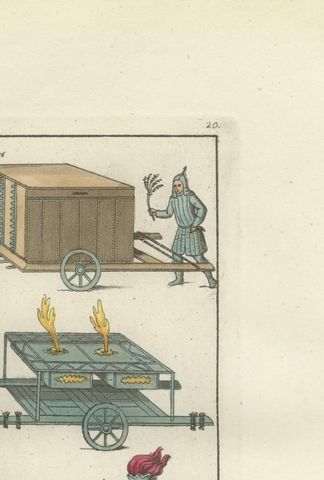 Hand-Colored Engravings of Chinese Military Equipment, Circa 1815, view 4