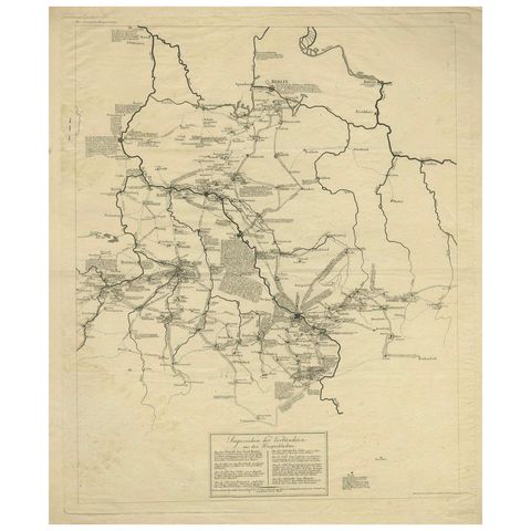 Napoleonic Wars: Germany Allied Military Campaign Map by Ausfeld, 1814