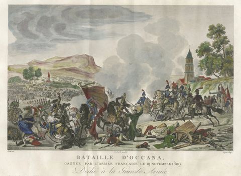 Battle of Ocana 1809, Napoleonic Wars Grand Armée Scene, close-up 1