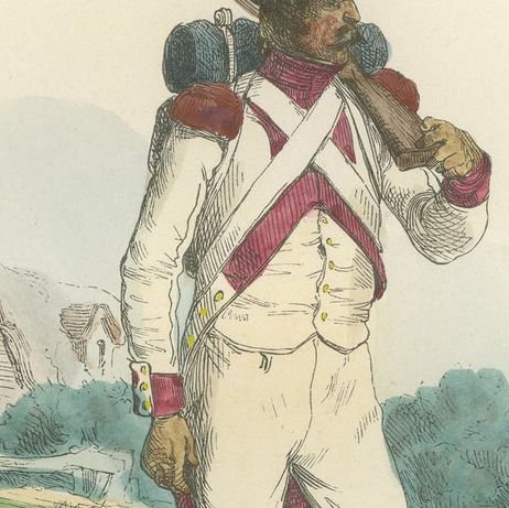 Dutch Grenadier, Imperial Guard of Napoleon, 3rd Dutch Regiment, 1843, close-up 3