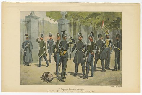 The Cavalry of the Dutch-Belgian Army 1841-1849, Published in 1900, view 2