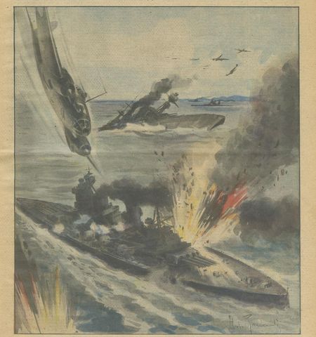 Vintage World War II Prints of the Italian Newspaper 'Gazzetta del Popolo', 1941, view 3